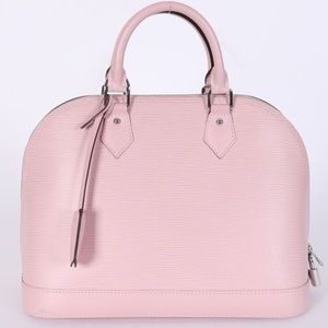 Louis Vuitton Epi Alma PM Rose Ballerine